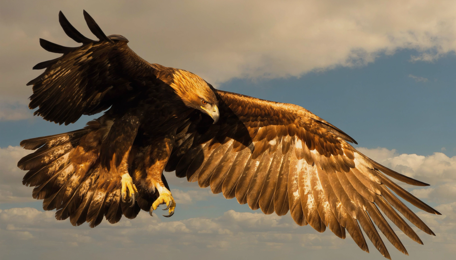 Uni-1 photorealism - golden eagle in flight